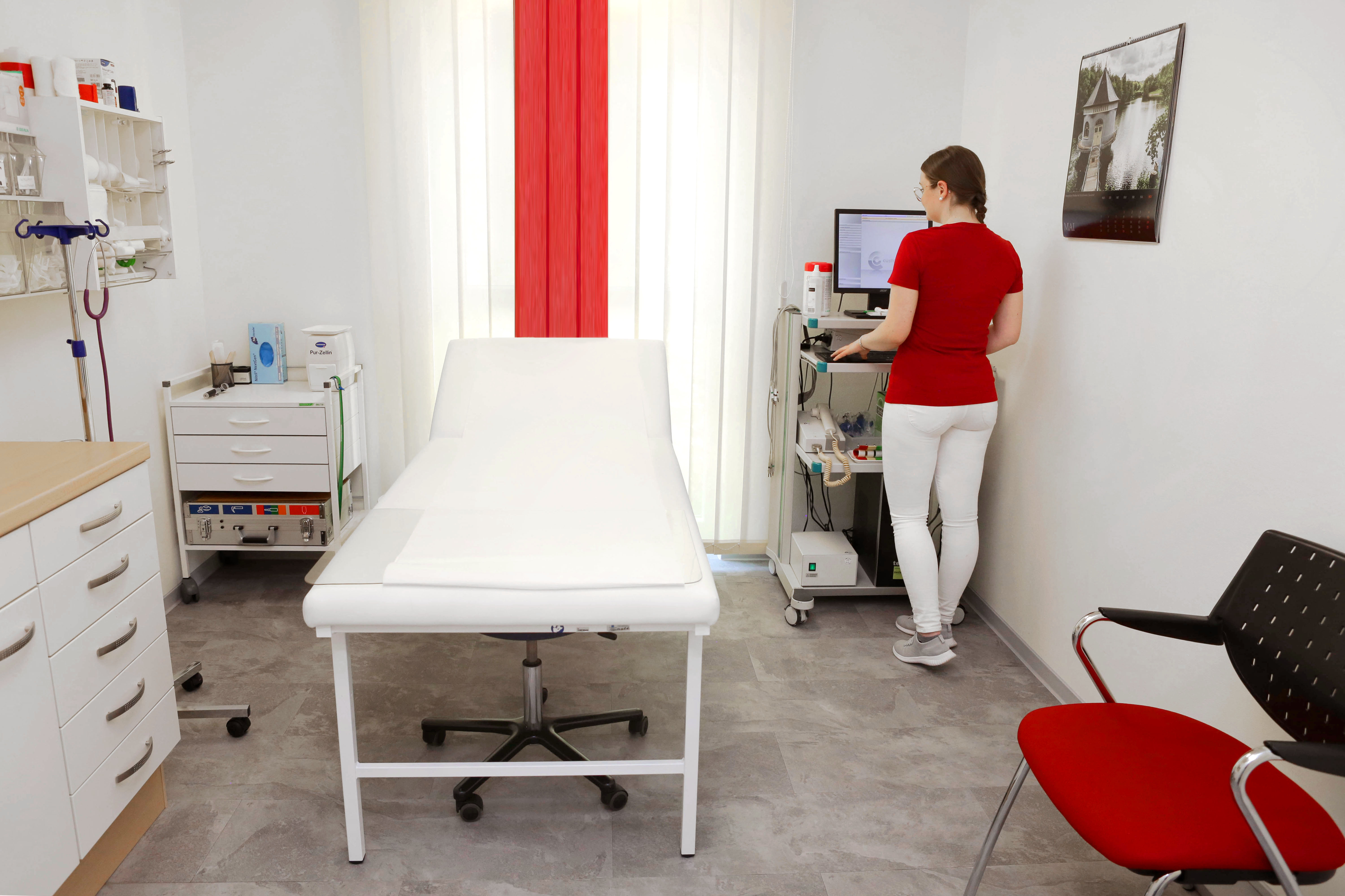 Behandlungszimmer der Praxis